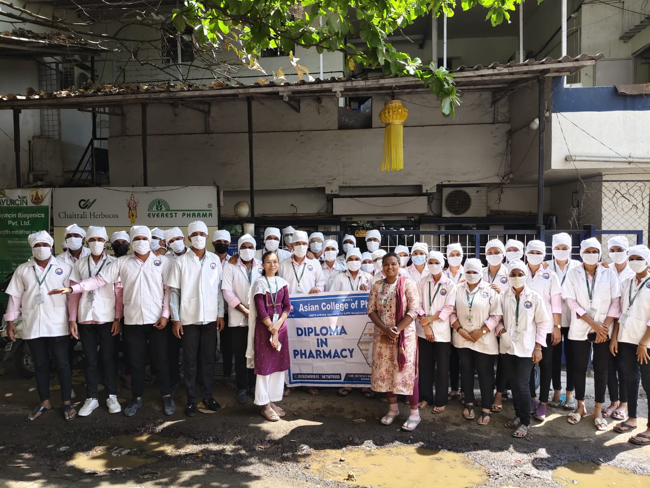 Pharmaceutical industry Visit at Narhe
